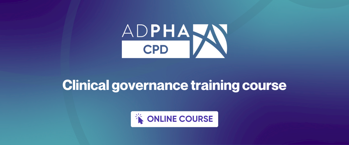 Clinical governance training course